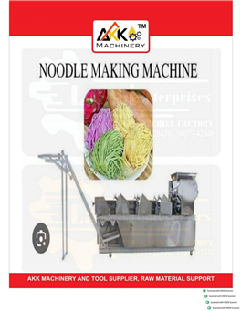 NOODLE MAKING MACHINE 