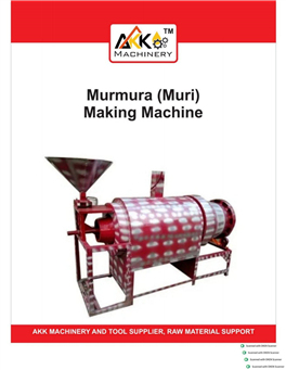 MURMURA(MURI)MAKING MACHINE