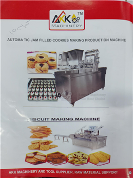 AUTOMA TIC JAM FILLED COOKIES MAKING PRODUCTION MACHINE