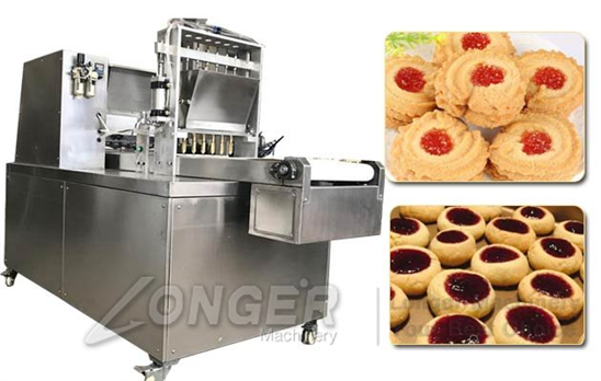 AUTOMA TIC JAM FILLED COOKIES MAKING PRODUCTION MACHINE