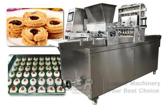 AUTOMA TIC JAM FILLED COOKIES MAKING PRODUCTION MACHINE